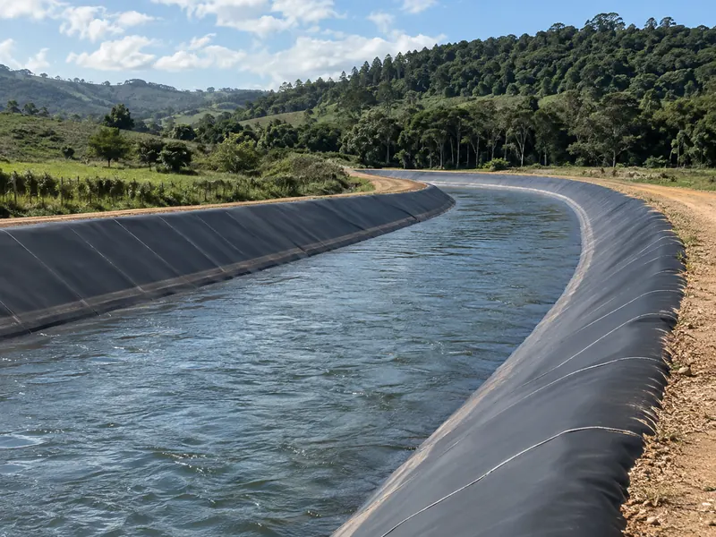 Geomembrana PEAD — Canais de Adução / PCH